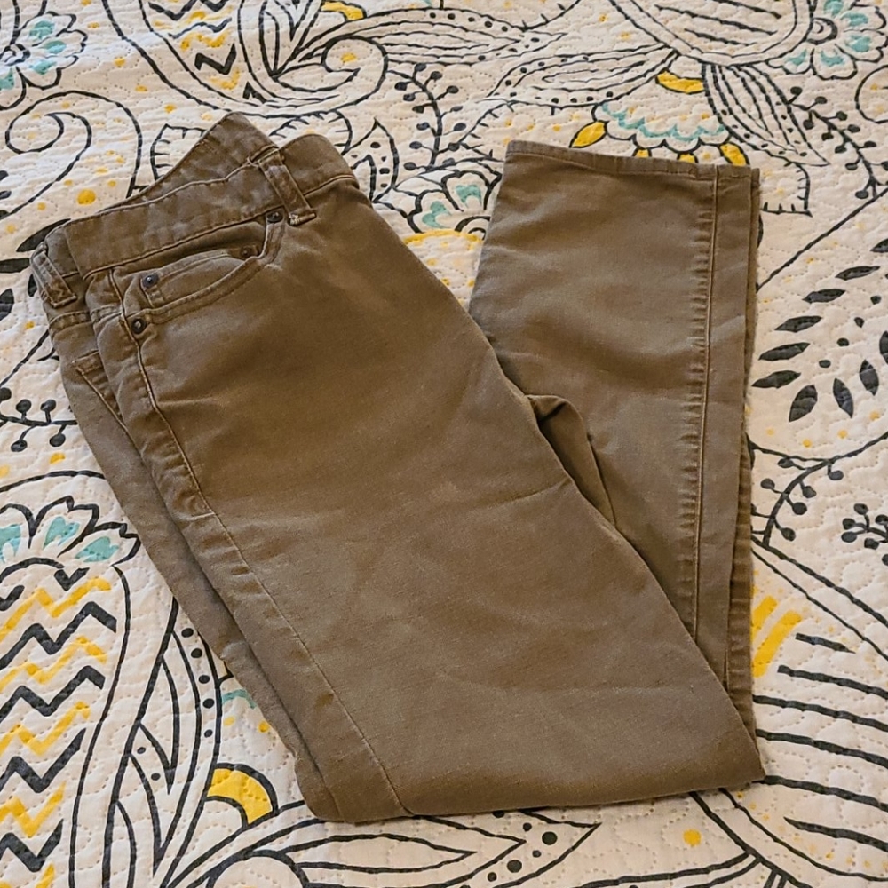 Aero skinny brown jeans